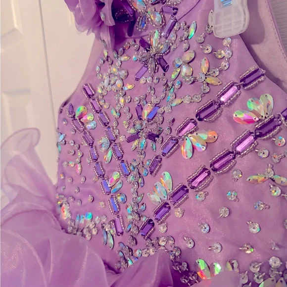 Lavender toddler pageant  dress - Picture 5 of 6